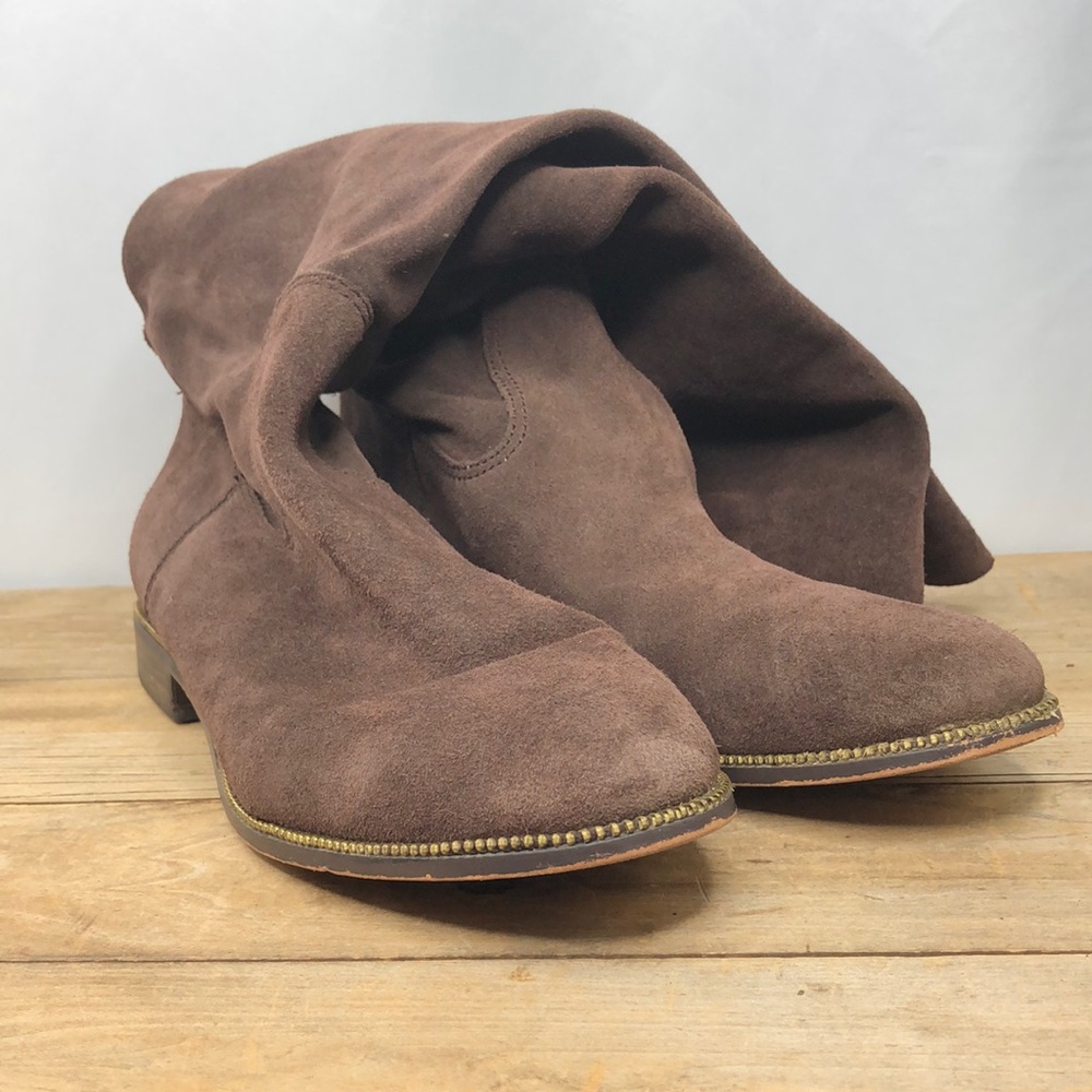 Michael Kors soft brown suede knee high boots, 11